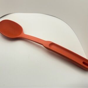 The Pampered Chef Vintage Vibrant Orange Cooking Spoon 12 Inches